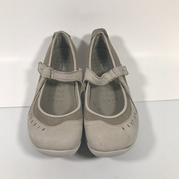 Clarks Wave Cruise Mary Jane Tan Leather Shoes Womens US 11M UK 9 EU 41.5 - Picture 2 of 16